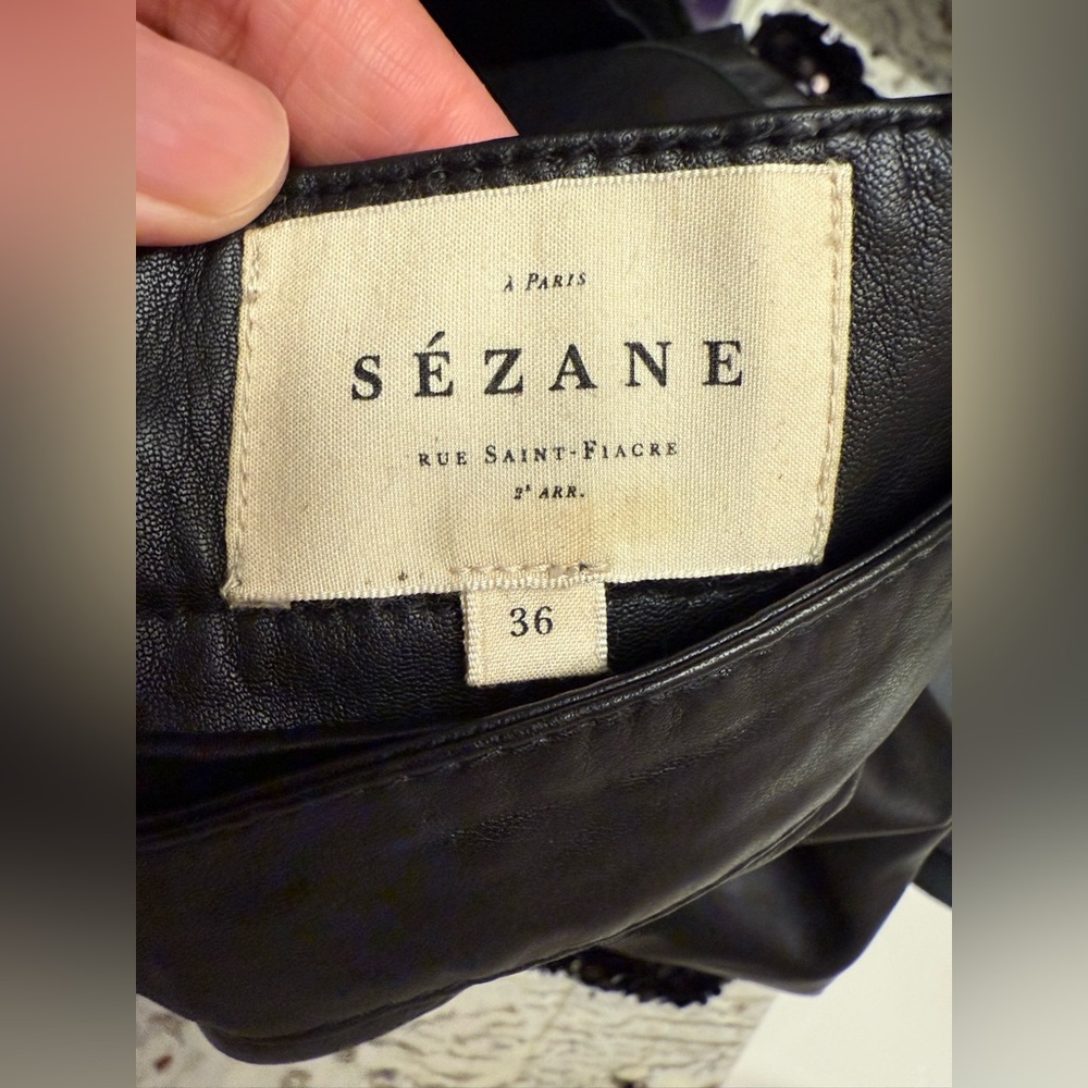Sezane jupe cuir - Picture 5 of 12